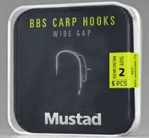 Mustad BBS Carp Hooks – Wide Gap – Verschillende maten –