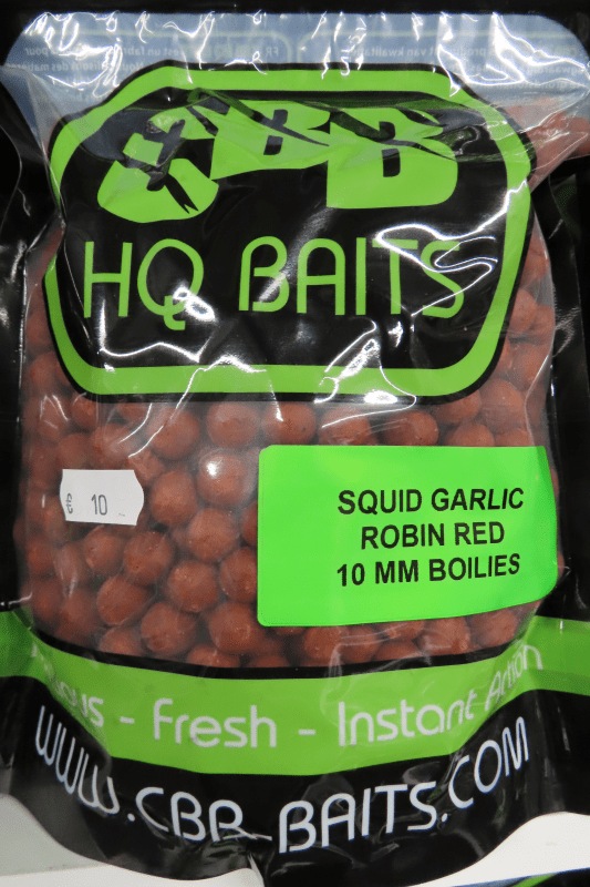 Asser belasting Split CBB HQ Baits – Boilies – Smaak : Squid Garlic Robin Red – Maten : 10 mm, 14  mm, 20 mm – Hengelsport-outlet.be